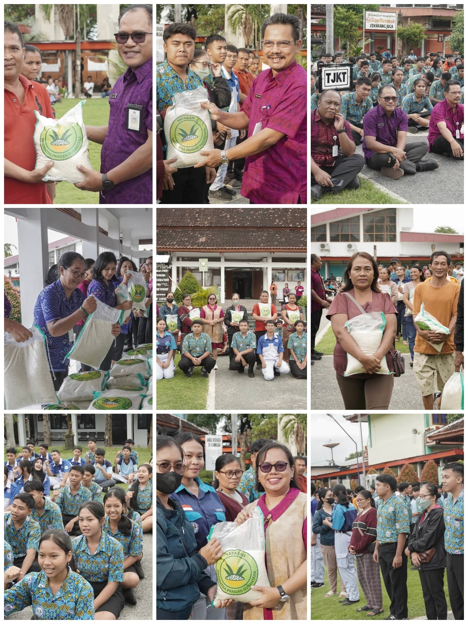 Pembagian Beras Dari YSPN