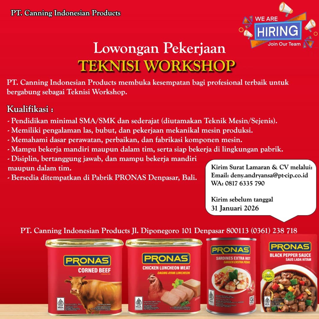 Teknisi Workshop