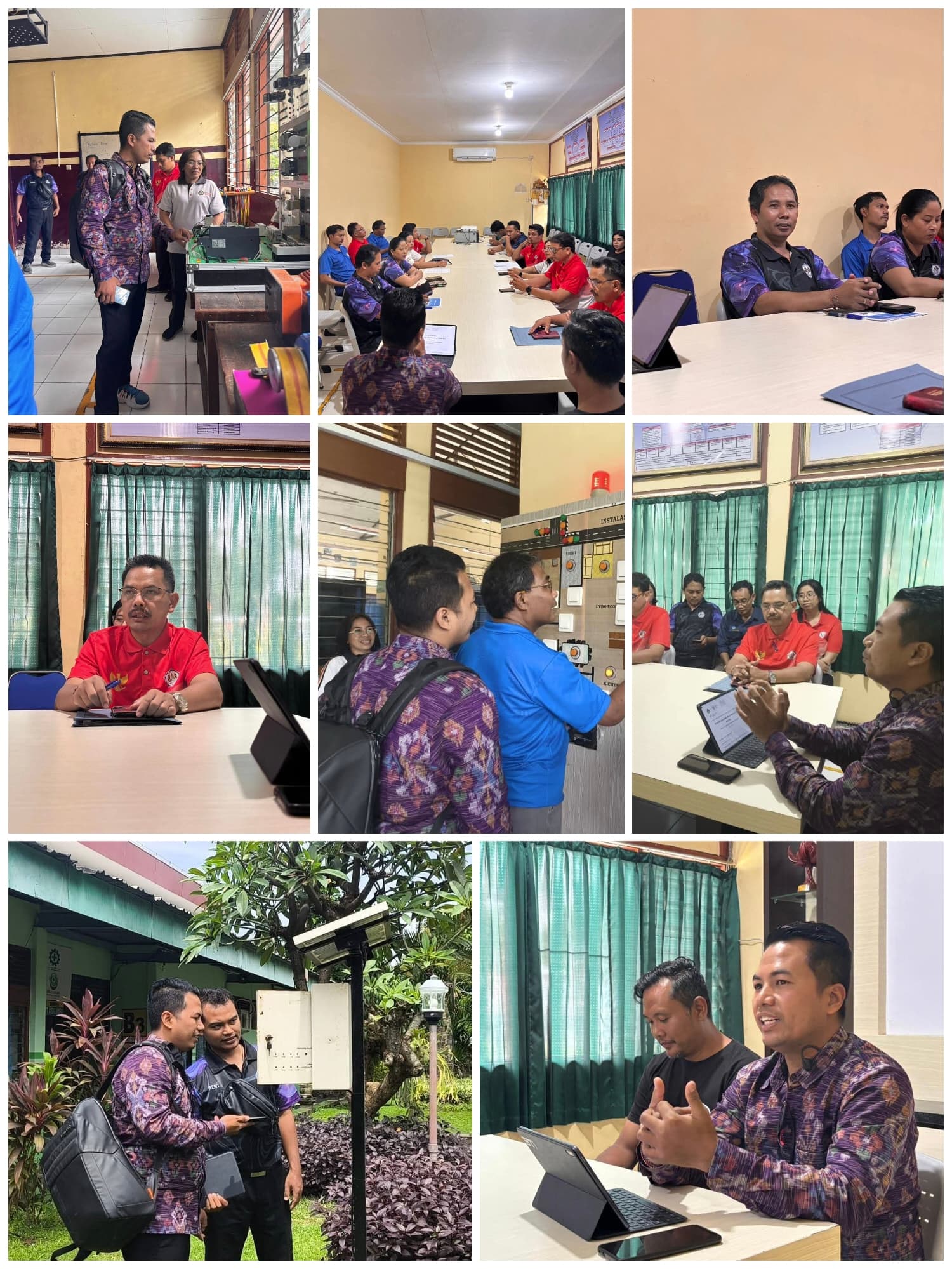 Kunjungan Tim Pusat Keterampilan Energi Terbarukan