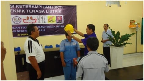 SERTIFIKASI KETERAMPILAN (SKT) TEKNIK TENAGA LISTRIK TAHAP V DIGELAR