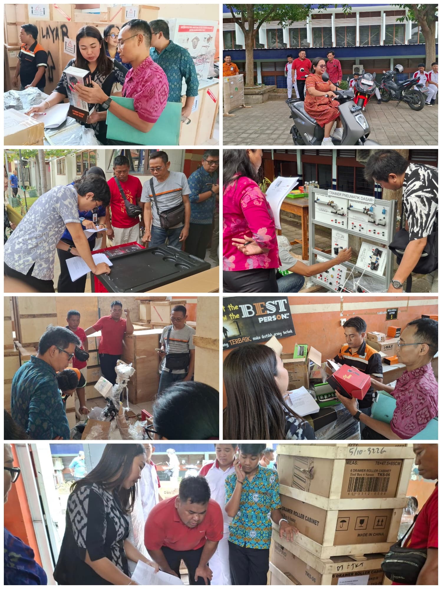 Pemeriksaan Barang Bantuan DAK TSM Oleh Tim Disdik Provinsi Bali