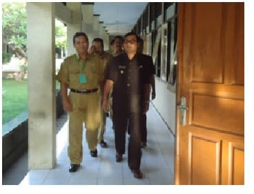 Kunjungan Wakil Bupati Buleleng di SMK Negeri 3 Singaraja.