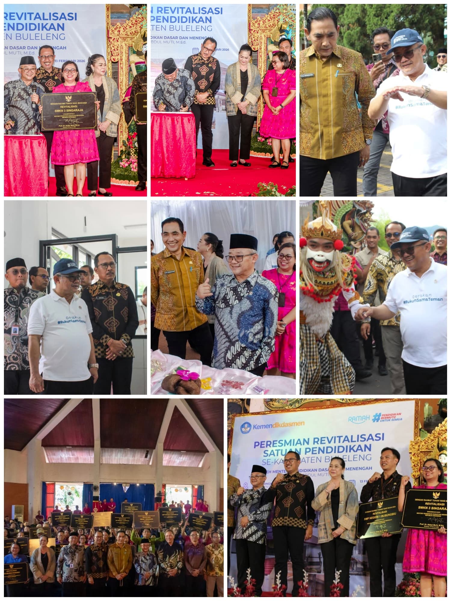 Kunjungan Mentri Pendidikan Dasar Dan Menengah