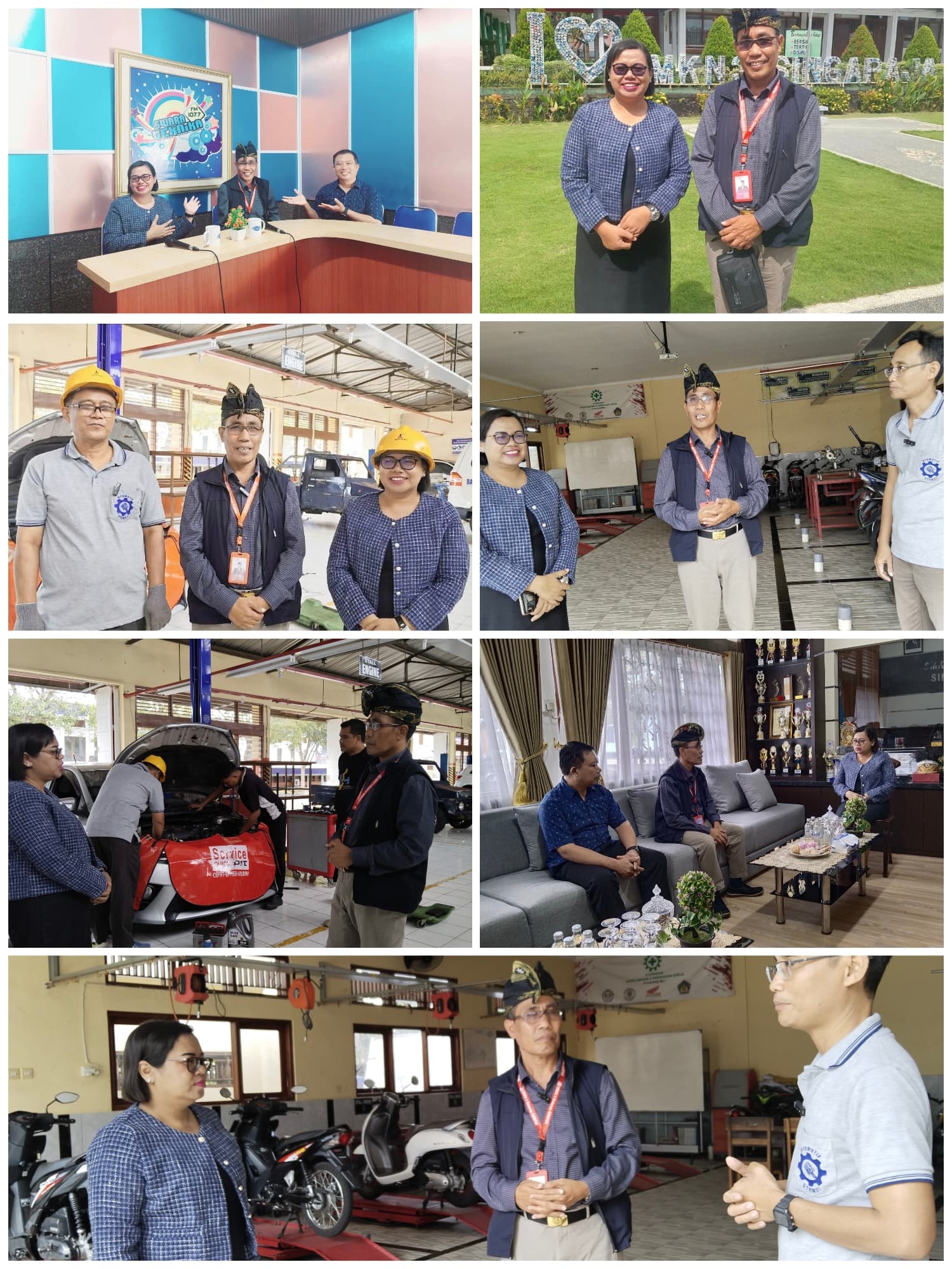 Kunjungan SMKN 3 MATARAM