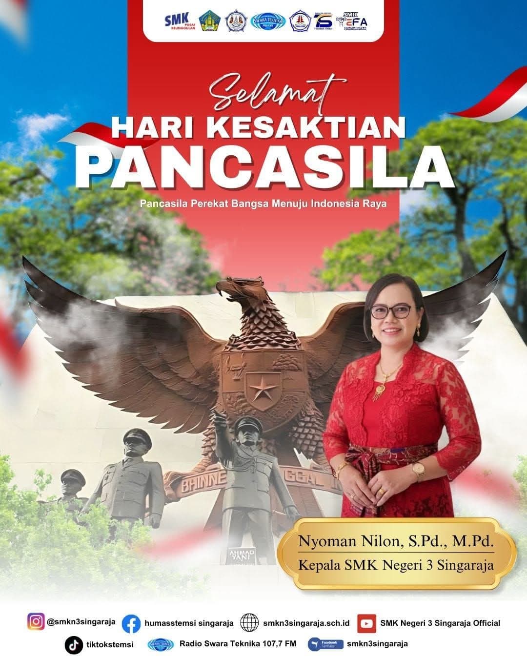 Selamat Hari Kesaktian Pancasila